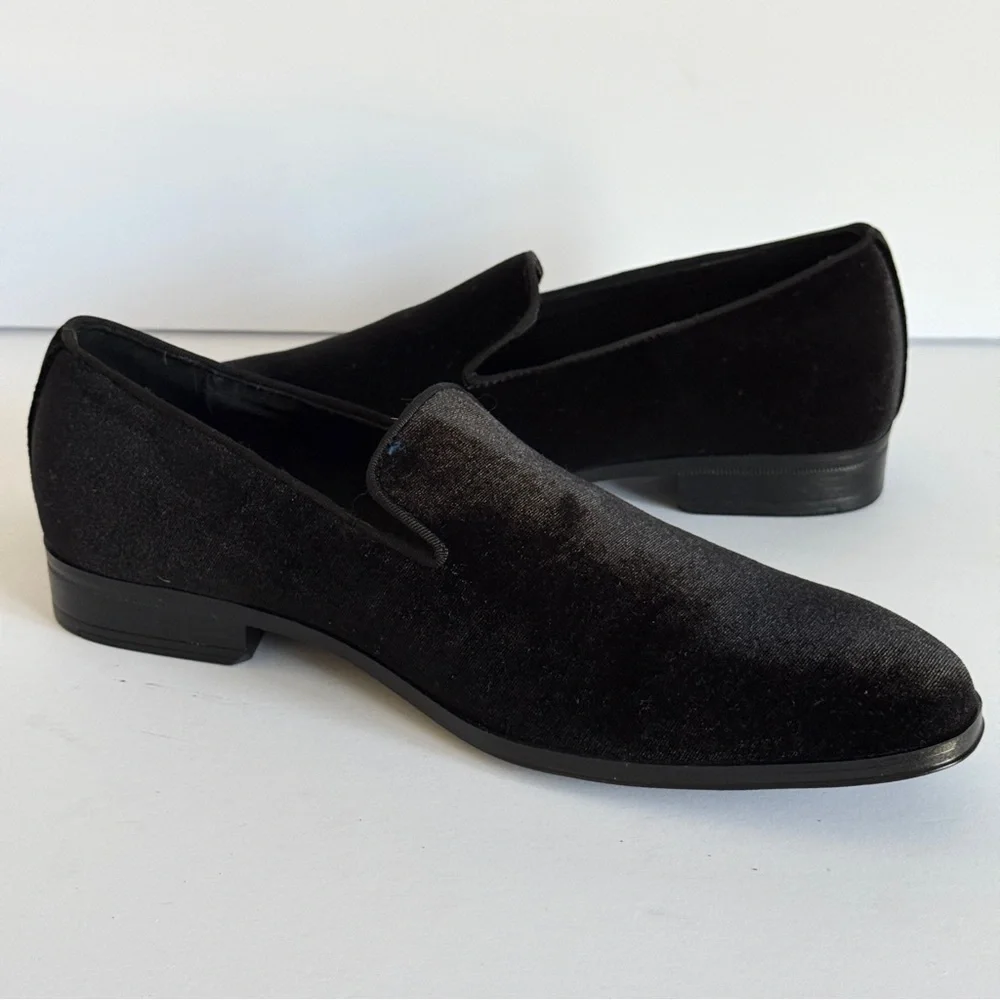 Stacy Adams Savian Velour Slip-on Loafers Men Shoes Size 9M